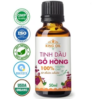 Tinh dầu Gỗ Hồng (Rosewood Essential Oil) KingOil nguyên chất từ thiên nhiên, thơm phòng, đuổi muỗi