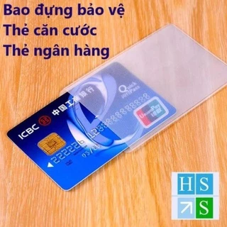 SET 10 Bao đựng thẻ ngân hàng ATM Túi đựng thẻ căn cước công dân bằng lái xe chống chày xước - HS Shop Sài Gòn