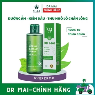 Dr Mai, Toner Dr Mai, Nước Hoa Hồng 120ml dưỡng ẩm dành cho da mụn, da nhạy cảm