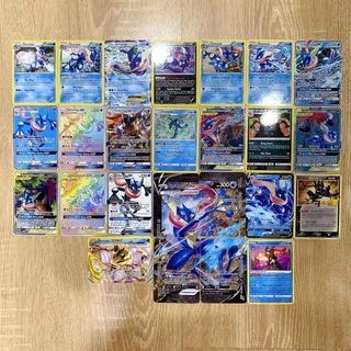 [BÀI IN] Combo 27 thẻ bài Pokémon GRENINJA TCG tất cả các phiên bản đã phát hành