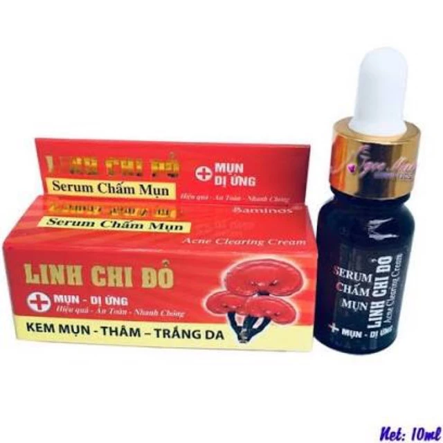 Serum Mụn - Liền Sẹo - Trắng Da LINH CHI ĐỎ