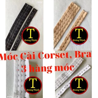 Móc Cài Corset, Bra - 3 hàng móc