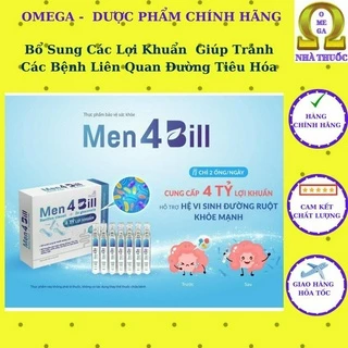 Men Vi Sinh - Men 4 Bill [Date 2026] - 4 Tỷ Lợi Khuẩn, Giúp Bé Tiêu Hóa Tốt, Phòng Các Bệnh Đường Tiêu Hóa