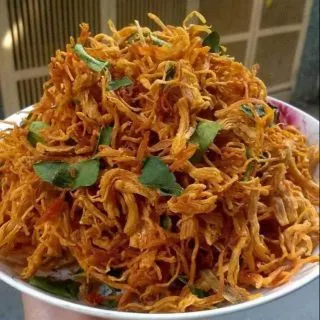 Khô gà lá chanh cay 100gr đồ ăn vặt