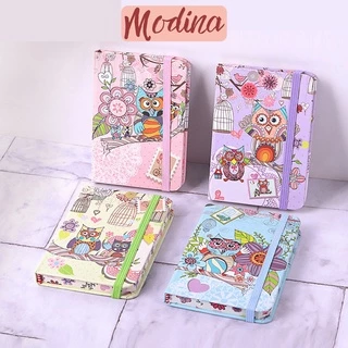 Sổ tay ghi chép a6 dễ thương cute MODINA, sổ tay mini bìa cứng đa năng