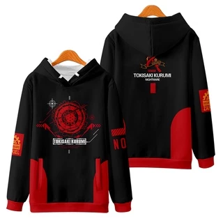 Áo Khoác Hoodie Tay Dài Dáng Rộng In Họa Tiết DATE A LIVE Tokisaki Kurumi 3D Thời Trang Unisex 2022