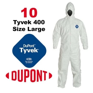 Quần Áo Bảo Hộ Dupont Tyvek 400, quần áo chống hóa chất, hàng chính hãng Dupont