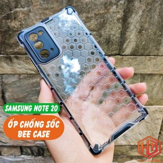 Ốp lưng samsung note 20 bee case vân tổ ong chống va đập chống ố vàng bảo vệ camera phụ kiện huỳnh tân store