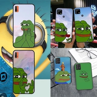 Màu đen mềm Redmi K50 K50 Pro Note 10 4G 10 Pro 4G 10 Pro Max 4G 10S 10 5G 10T 5G 10 Pro 5G the Frog meme pepe Vỏ điện thoại