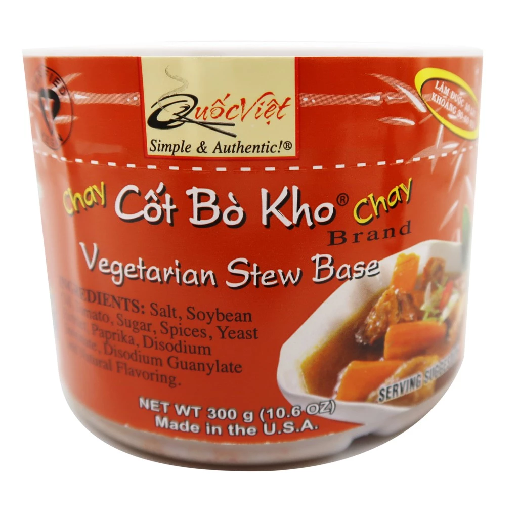 GIA VỊ NẤU Cốt Bò Kho Chay Quốc Việt 300g