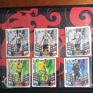 Thẻ Cầu Thủ Bóng Đá Poca Match Attax Mùa Giải 2012-2013 Cũ [ Mã Từ 25-57 ]