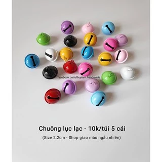 [5 cái] Chuông lục lạc to size 2.2cm