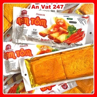 com bo 10 Gói Nem Tôm Đồ Ăn Vặt Cay Ngon Hấp Dẫn Giá Rẻ Cổng trường [ Siêu Hot ]