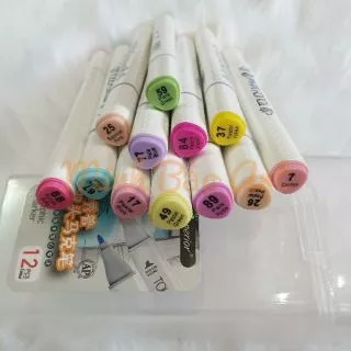 MÀU PASTEL - BÁN LẺ BÚT MARKER TOUCH SOFT HEAD