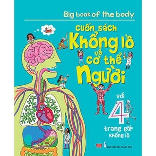 Sách - Big book - Cuốn sách khổng lồ về cơ thể người - Đinh Tị Books