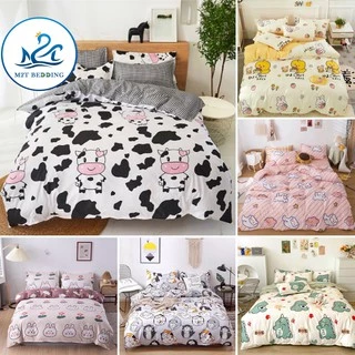 Bộ chăn ga Cotton poly thú cưng M2T bedding chăn ga hàn quốc đủ màu đủ size