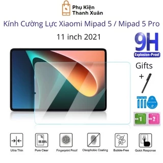 Kính cường lực Xiaomi Mipad 5 / Mipad 5 Pro 2021 11 inch | Độ cứng 9H, dày 0.3 mm | Tặng kèm bút