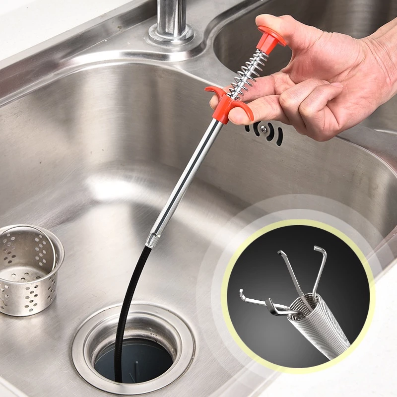 Dụng Cụ Gắp Rác - Gắp Lông Tóc Siêu Việt Thông Tắc Bồn - Ống Cống, Gắp Đồ Bị Rơi