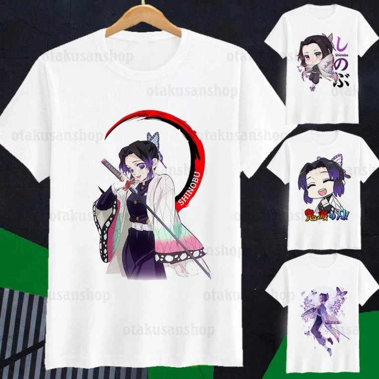 HOT SALE- Áo thun Kimetsu no Yaiba Shinobu Chibi ngắn tay - LIMITED !!!