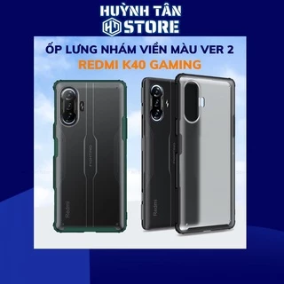 Ốp lưng redmi k40 gaming chống sốc bảo vệ camera chống vân tay nhám viền màu ver 2 phụ kiện huỳnh tân store