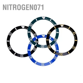 Nitrogen071 4 Colors New Ceramic Watch Wristwatch Bezel Insert Loop Replacement Parts
