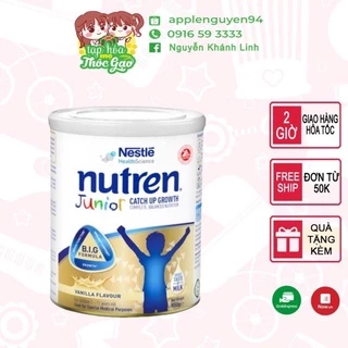 (DATE MỚI MẪU MỚI) Sữa Bột Nutren Junior New Dành Cho Trẻ Suy Dinh Dưỡng  850g | Applenguyen94