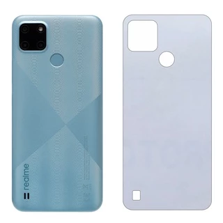 Miếng Dán Lưng Realme C21y/C25y Decal Trong Nhám Chống Vân Tay