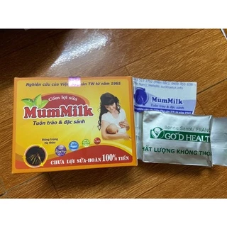 Cốm lợi sữa mummilk đông trùng hạ thảo - cốm lợi sữa cho mẹ sau sinh - chưa lợi sữa hoàn tiền, hộp 20 gói