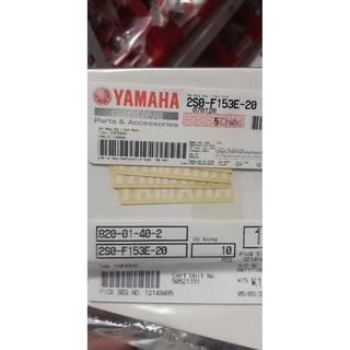 Tem chữ YAMAHA nhỏ màu trắng chính hãng