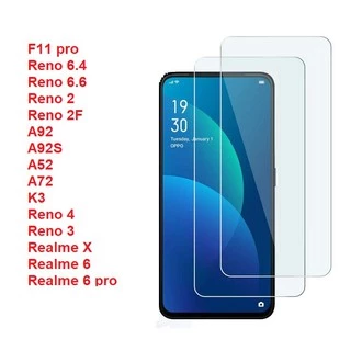 Kính cường lực thường trong suốt không full màn hình OPPO F11 pro/ A92/ A92S/ A52/ A72/ K3/ Reno 6.4/ Reno 6.6...