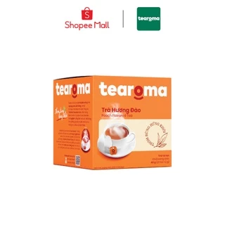 [Date T2/2025] Tearoma Trà Đào túi lọc 20 gói x 2 gr