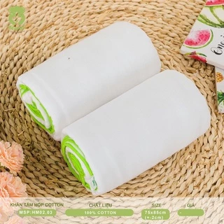 Mipbi - Khăn tắm hộp cotton HM023 (hộp 2 cái)