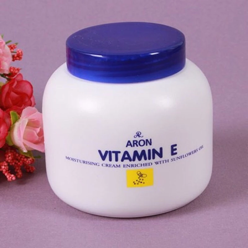 Kem dưỡng  body Vitamin E Thái Lan 200ml, Kem vitamin E Thái Lan chính hảng.