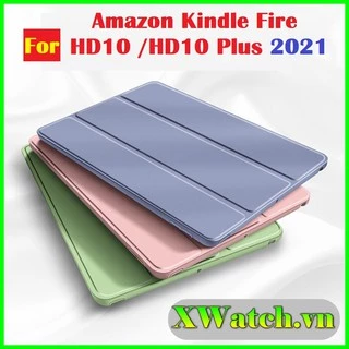 Bao Da Amazon Kindle Fire HD 10 / HD10 Plus 2021 HD8 HD8 Plus  nắp nam châm từ tính
