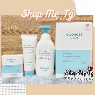 (MẪU MỚI) Sữa Tắm Gội, Dưỡng da cho bé Goongbe Pri-mmune Baby Moisture Lotion, Moisture Cream, Shampoo & Bath 0M+