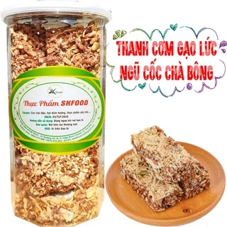 Thanh cơm gạo lứt ngũ cốc chà bông chất lượng hiệu SK FOOD - Hũ 250G