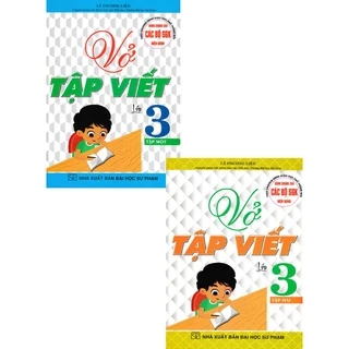 sách - combo vở tập viết lớp 3 (dùng chung cho các bộ sách giáo khoa hiện hành bộ 2 cuốn)