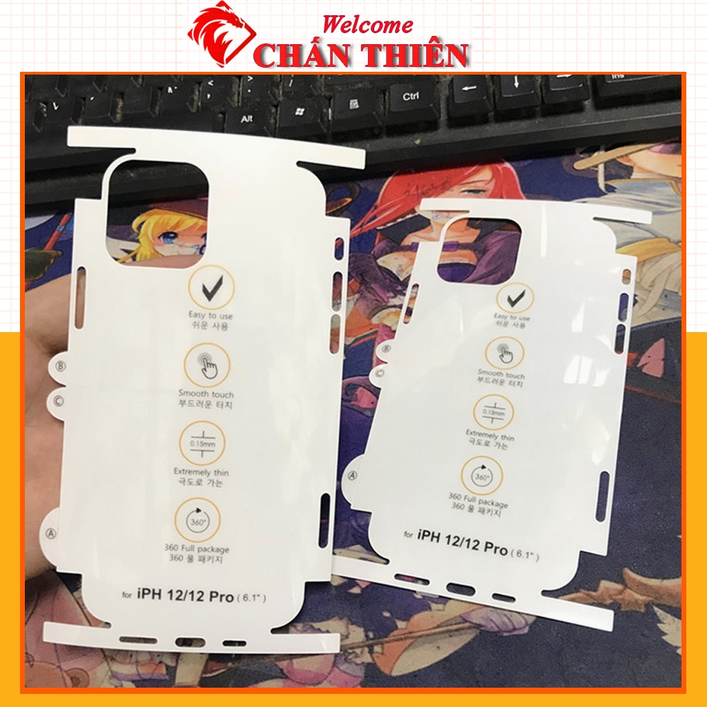 Dán ppf IP chống vân tay IP 15 pro max 17 18 pro 16 15 plus 14 pro max 13 12…