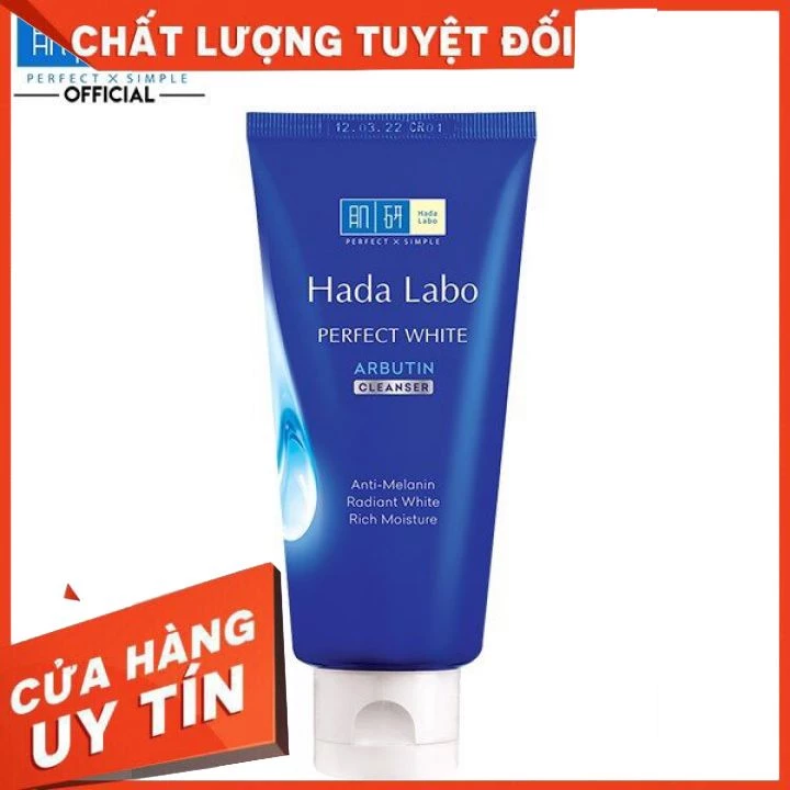 Sữa rửa mặt HADA LABO( chính hãng công ty)80g có 3 màu ,trắng dưỡng ẩm ,xanh trắng da ,đỏ ngừa lão hóa,dịu nhẹ an toàn