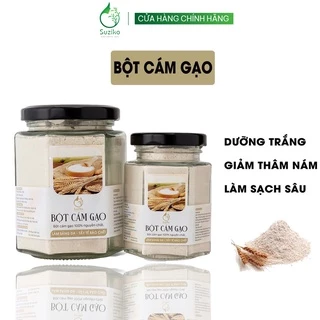 [Mã BMLT35 giảm đến 35K đơn 99K] Hũ bột đắp mặt nạ SUZIKO cám gạo nguyên chất làm sạch sau dưỡng trắng da hiệu quả 140g