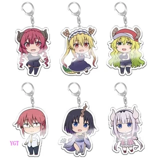 Ygt Móc Chìa Khóa Acrylic Hình Nhân Vật Anime Kobayashi San Chi No Maid Dragon Maid Dragon Maid Kanna Kamui