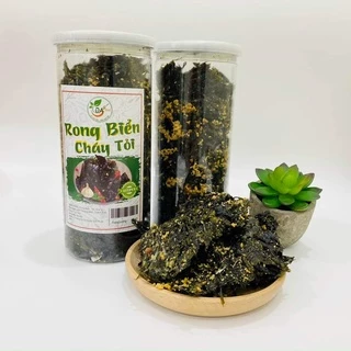 Rong biển cháy tỏi hũ pet (200g),giảm cân, healthy, tốt cho sức khỏe