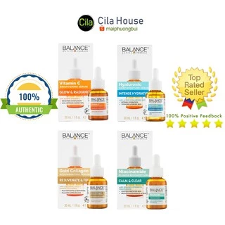 Tinh chất Balance Vitamin C/ Hyaluronic /Collagen / Niacinamide 15% 30ml - Cila House