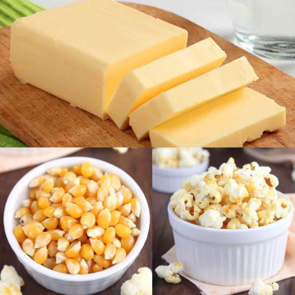 Combo 800g ngô mỹ ( bắp mỹ ) + 200g bơ  - Bắp rang bơ - POPCORN