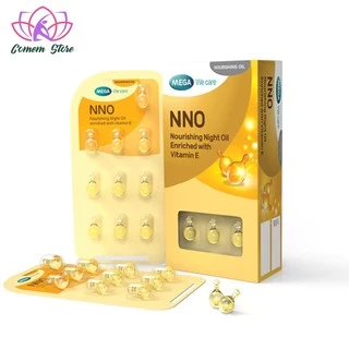 Viên Dưỡng Da NNO Vitamin E Khóa Ẩm Dưỡng Da Sáng Mịn ( Dạng vỉ 10v, hộp 30v)