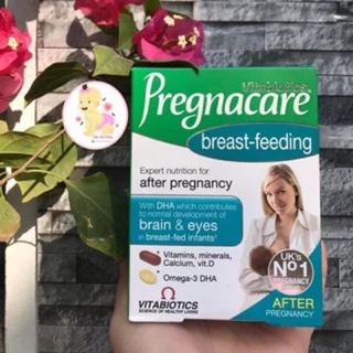 Vitamin bú Uk Pregnacare Breast Feeding Anh 84 viên