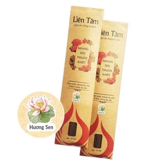 NHANG SẠCH LÀM TỪ SEN LIÊN TÂM 30cm - TÉP 60 CÂY HƯƠNG SEN NGUYÊN BẢN