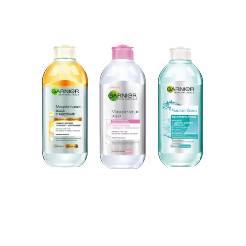 Nước tẩy trang Garnier Micellar 400ml của Nga