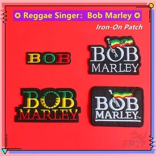 ♚ Bob Marley: Bố già của Reggae - Miếng dán sắt siêu sao ♚ 1 Miếng Dán Huy Hiệu DIY May Trên Sắt