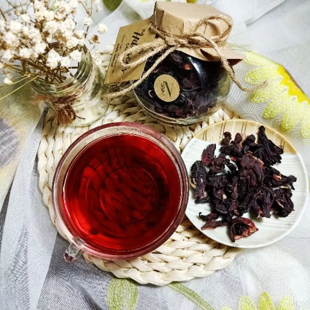 Trà hoa hibiscus (atiso đỏ) thanh nhiệt, giảm cân